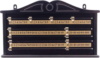 Доска счетная для бильярда Weekend 72.002.52.5 (черный)