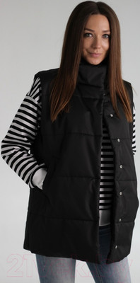 Жилет утепленный MT.Style 75 ХS (черный)