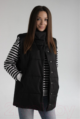 Жилет утепленный MT.Style 75 L-XL (черный)