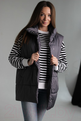 Жилет утепленный MT.Style 75 L-XL (графит)