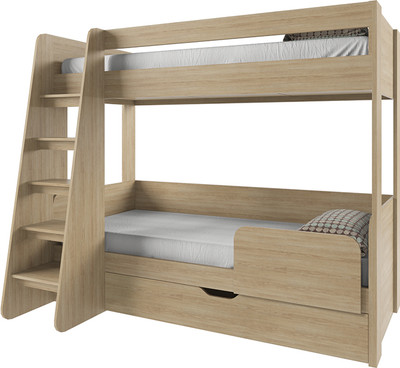 Двухъярусная кровать детская Anrex Diesel 90x200 (дуб мадура/веллингтон)