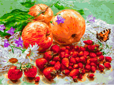 Картина по номерам БЕЛОСНЕЖКА Кусочек лета / 440-AS