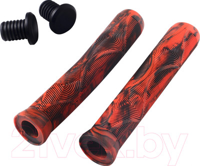 Грипсы для самоката Stattum SG12-BR (черный/красный)