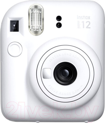 Фотоаппарат с мгновенной печатью Fujifilm Instax Mini 12 (белый)