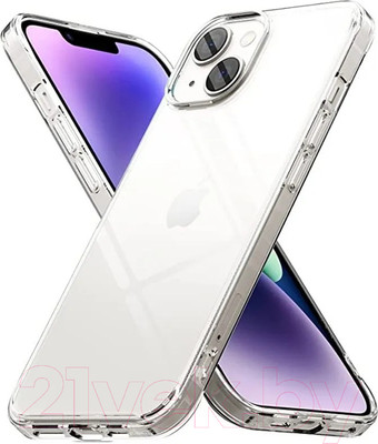 Чехол-накладка Ringke Fusion для iPhone 14 Plus (прозрачный)