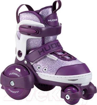 Роликовые коньки Hudora Rollschuh My First Quad / 22062 (р-р 30-33, Lavender)