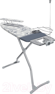 Гладильная доска Ника 12 тефлон / НТ12/1 (серые цветы)