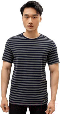 Футболка Mark Formelle 111774 (р.92-170/176, сине-зеленая полоска)