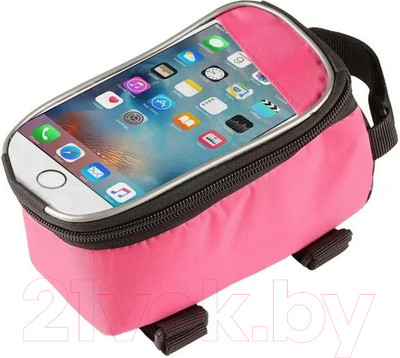 Сумка велосипедная Indigo Sport SM-422 (черный/розовый)