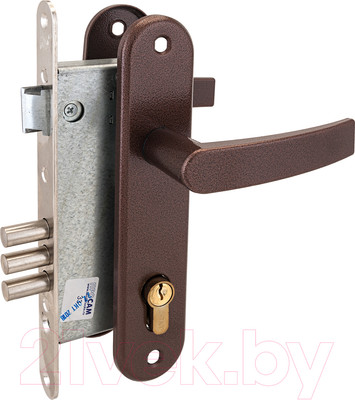 Замок врезной ПроСам ЗВ 4-3 м/о 85мм / 78104 (медь)