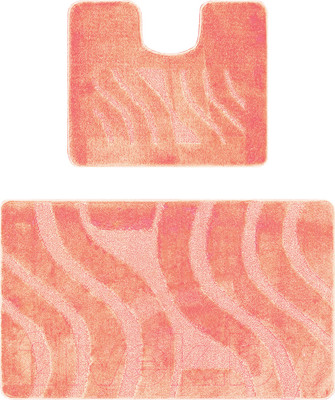 Набор ковриков для ванной и туалета Maximus Symphony 2589 (60x100/50x60, лососевый)