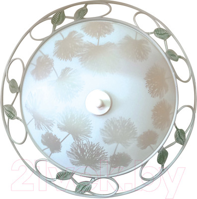 Потолочный светильник Элетех Флос 300 НПБ 01-2x60-119 / 1005205875 (матовый белый)