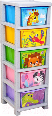 Комод пластиковый Соломон Веселый зоопарк / 4758970