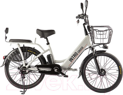 Электровелосипед Eltreco Intro Cruise 24 350W (белый)