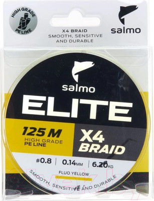 Леска плетеная Salmo Elite х4 Braid / 4951-014