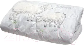 Одеяло АЭЛИТА Sheep Grass 140x205 (овечья шерсть)