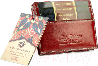 Визитница Peterson PTN 1013 (красный)