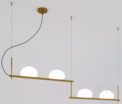 Потолочный светильник Евросвет 70145/4 (латунь)