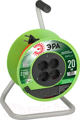 Удлинитель на катушке ЭРА RP-4-2x1.0-20m / Б0059781