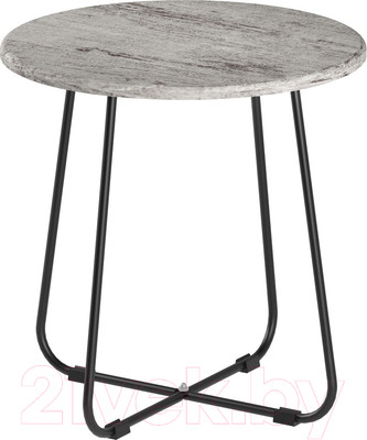 Журнальный столик Мебелик BeautyStyle 14 (серый шпат/черный)
