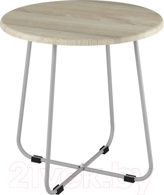 Журнальный столик Мебелик BeautyStyle 14 (дуб сонома/металлик)