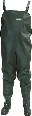 Полукомбинезон для охоты и рыбалки Следопыт ПВХ+Нейлон / PF-PB-F47 (р-р 41, оливковый)