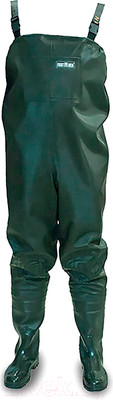 Полукомбинезон для охоты и рыбалки Следопыт ПВХ+Нейлон / PF-PB-F50 (р-р 44, оливковый)