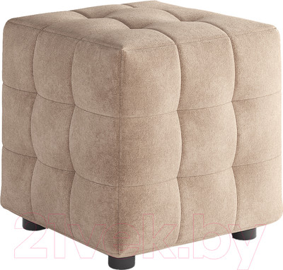 Пуф Сонум 40-40 (микровелюр бежевый)