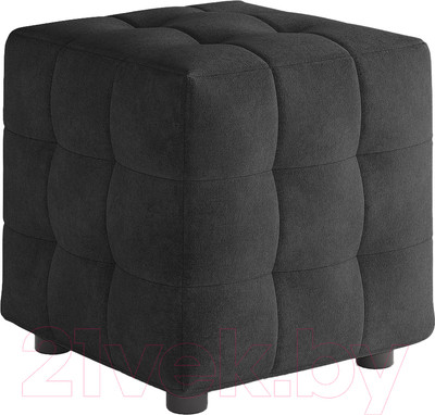 Пуф Сонум 40-40 (микровелюр серый)