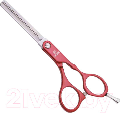 Ножницы филировочные Dewal Colour Step М31955 AS-RD (красный)
