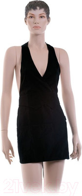 Фартук парикмахерский Dewal BA-00035 (черный)