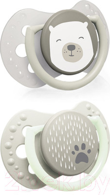 Набор пустышек Lovi Buddy bear динамичная / 22/865 (2шт)