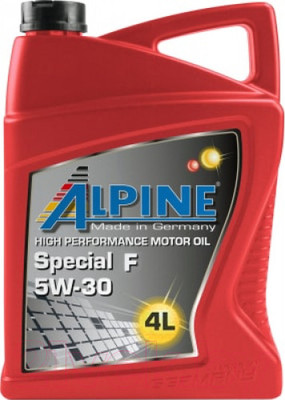 Моторное масло ALPINE Special F 5W30 / 0100189 (4л)