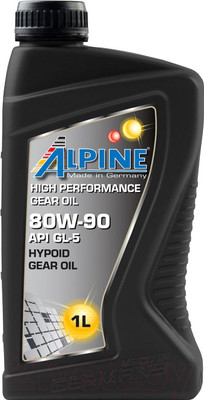 Трансмиссионное масло ALPINE Gear Oil 80W90 GL-5 / 0100701 (1л)