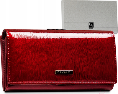 Портмоне Cedar 4U Cavaldi / H24-FO-1-SH9 (красный)