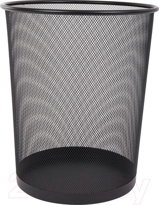 Корзина для бумаг Brauberg Germanium / 231956 (черный)