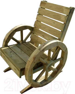 Кресло садовое Массив-Древ Колесо 870x850x1050