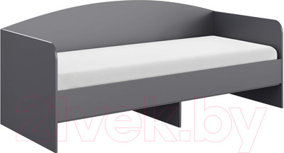 Односпальная кровать Сонум Crystal 90x200 (графит)