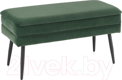 Банкетка Halmar Velva / V-Ch-Velva-C.Zielony/Czarny (темно-зеленый/черный)