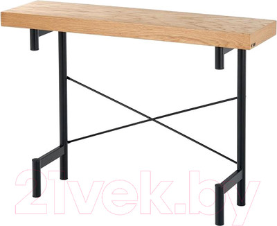 Консольный столик Halmar Inferno (дуб натуральный/черный)