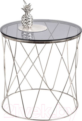 Журнальный столик Halmar Selena / V-Ch-Selena-Law-Chrom (дымчатый/хром)