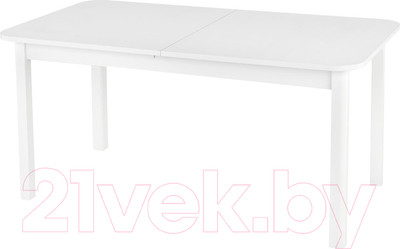 Обеденный стол Halmar Florian раскладной 160-228x90x78 (белый/белый)