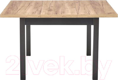 Обеденный стол Halmar Tiago Kwadrat раскладной 90-125x90x76 (дуб крафт/черный)