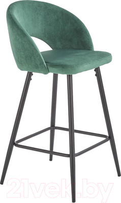 Стул барный Halmar H96 (темно-зеленый/черный)