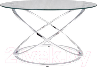 Журнальный столик Signal Eos B (прозрачный/хром)