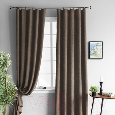 Комплект штор Pasionaria Тина 290x270 (коричневый)