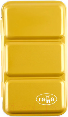 Пенал для акварели ГАММА 12 кювета / 20102102 (золото)