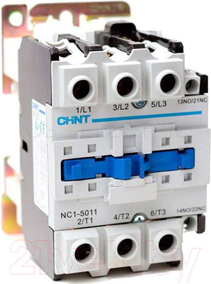 Контактор Chint NC1-5008 50А 2НО+2НЗ 230В 50Гц (R) / 222448