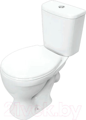 Унитаз напольный Sanita Luxe Формат WC.CC/Format/1-P/WHT.G/S1 (с сиденьем)