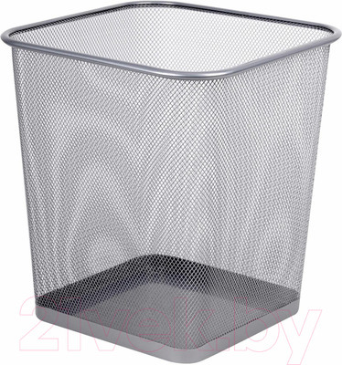Корзина для бумаг Brauberg Germanium / 237976 (серебристый)